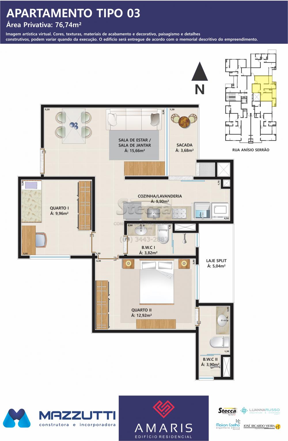 Comprar Apartamentos / Padrão em CACOAL apenas R$ 307.516,29 - Foto 1 Comprar Apartamentos / Padrão em CACOAL apenas R$ 307.516,29 - Foto 1